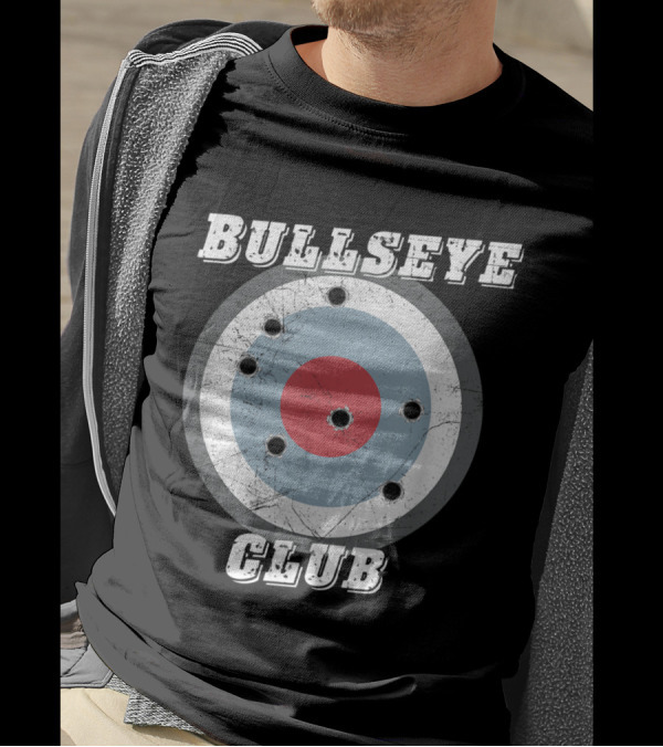 Bullseye Club Funny Target Practice Gun Range T-Shirt