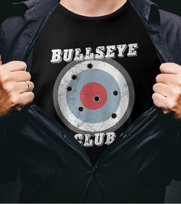 Bullseye Club Funny Target Practice Gun Range T-Shirt