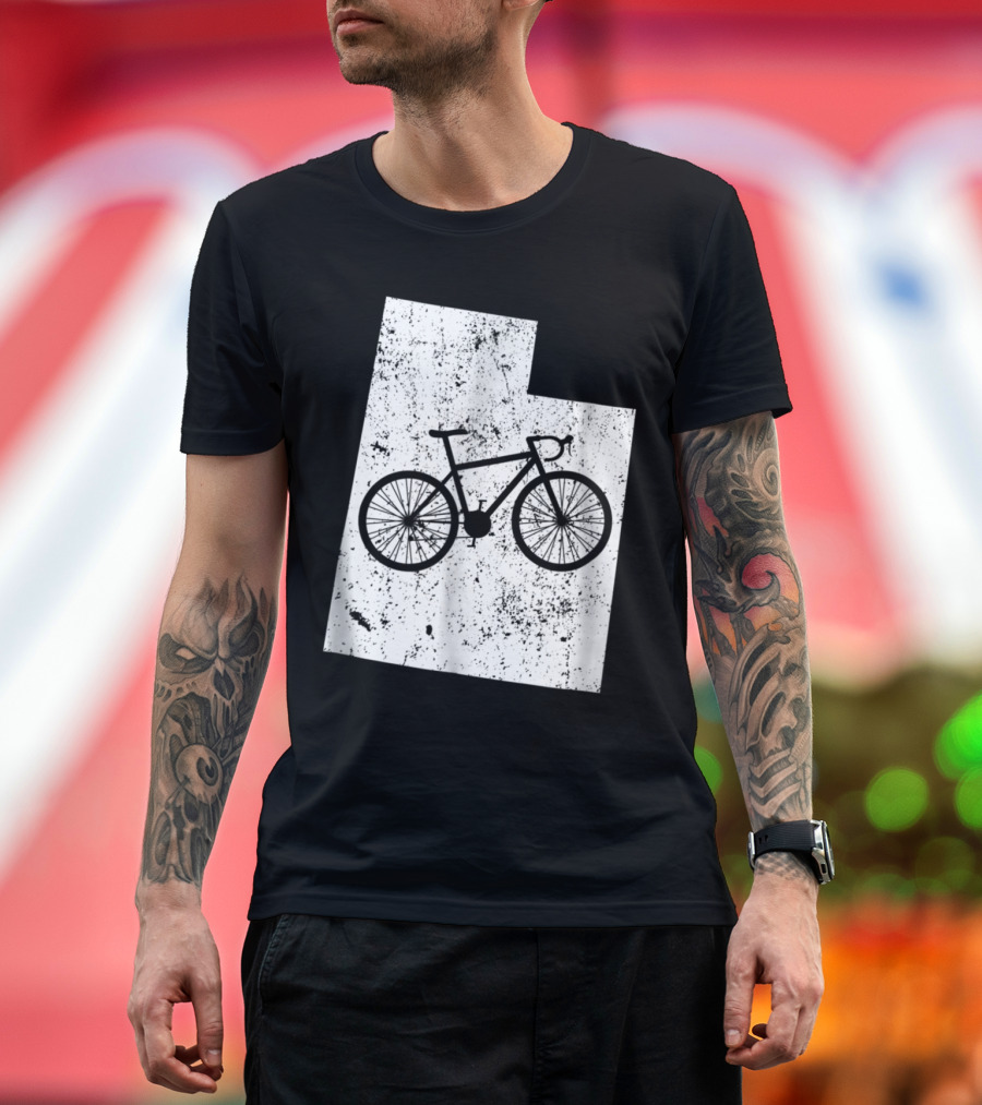 Vintage Utah State Cycling Bicycle T-Shirt