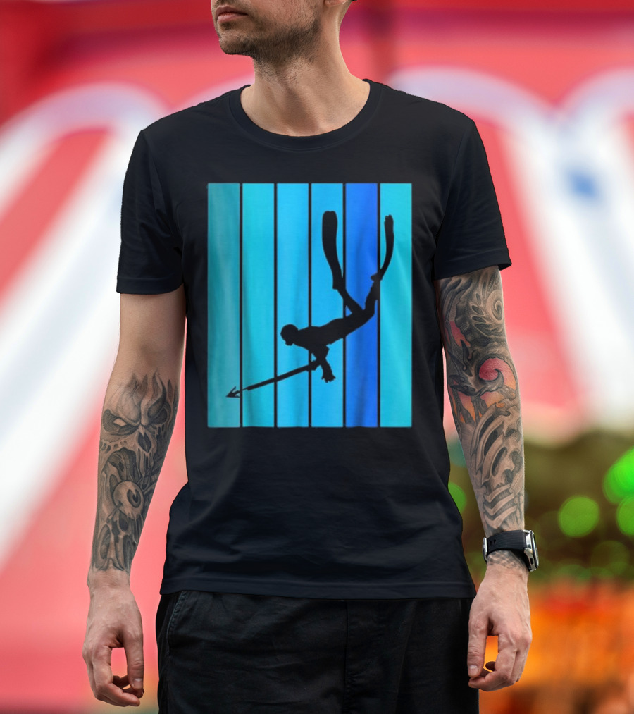 Spearfishing Lover Speargun Ocean Fish Freediving T-Shirt