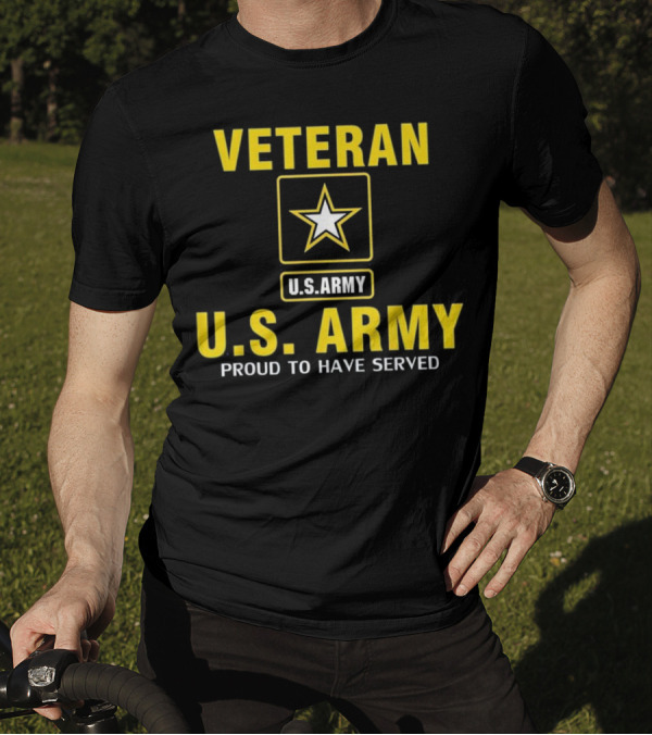 Veteran U.S. Army Proud To Have Served Star T-Shirt