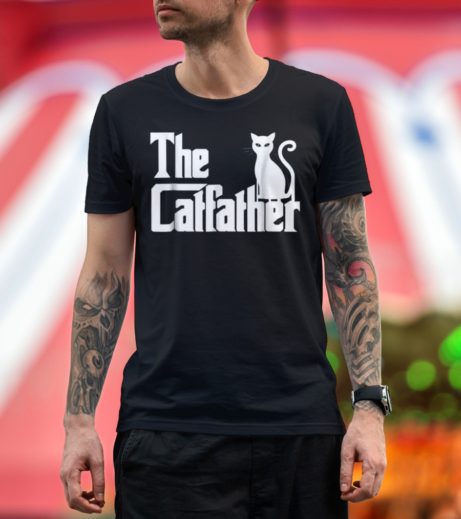 The Catfather Parody Funny Gift for Cat Lovers T-Shirt