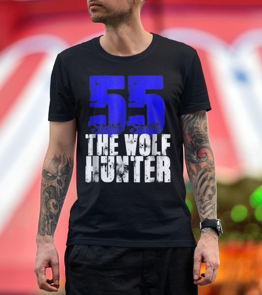 55 The Wolf Hunter Cowboys Vander Esch Leighton T-Shirt