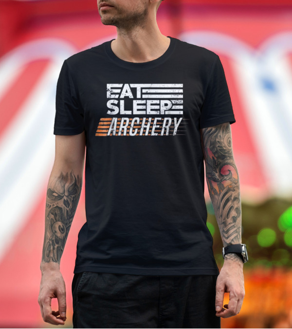 Premium T-Shirt: Eat Sleep Archery Youth T T-Shirt Eat Sleep Archery Youth T T-Shirt