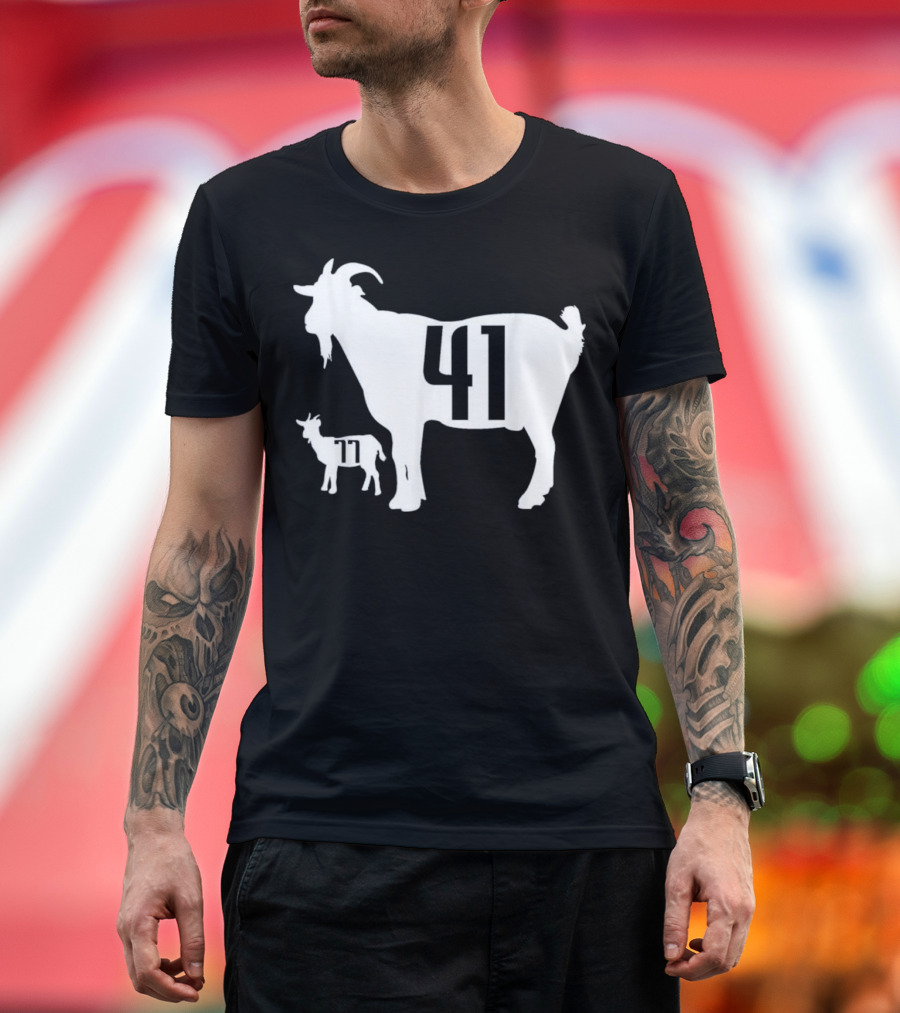 GOAT 41 and 77 Dirk Nowitzki Luka T-Shirt