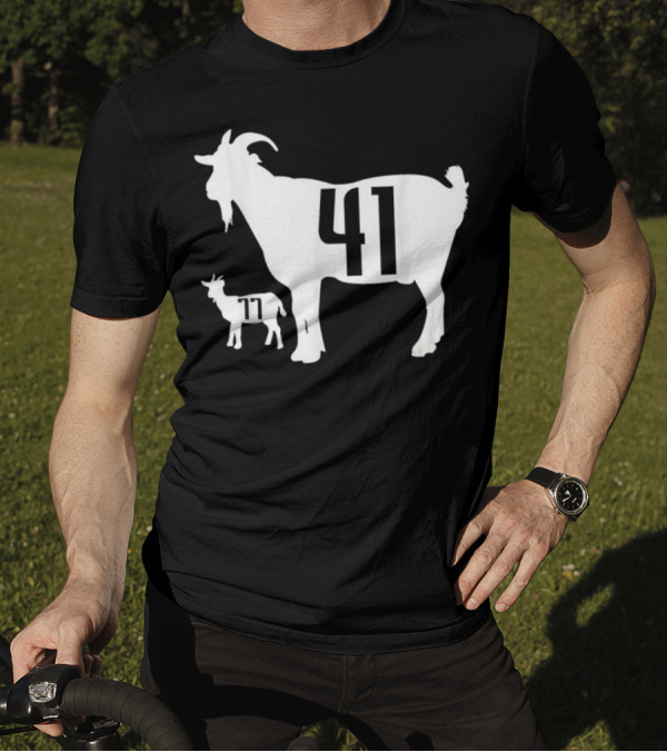 GOAT 41 And 77 Dirk Nowitzki Luka T-Shirt