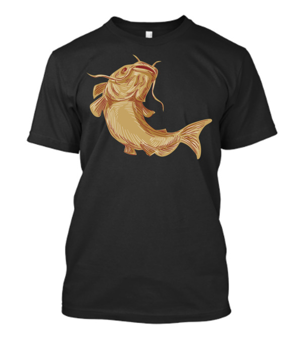 Catfish Mud Catfish Drawing T-Shirt