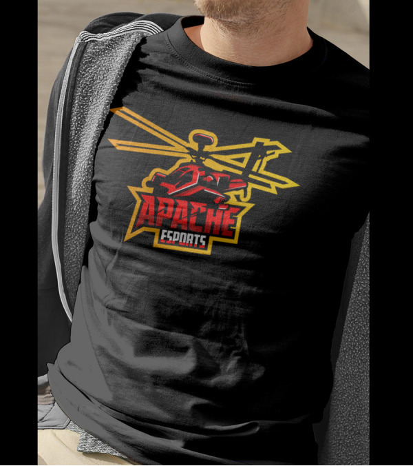 Apache ESports Helicopter Gaming T-Shirt