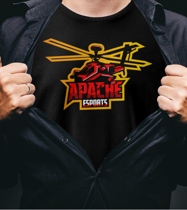 Apache ESports Helicopter Gaming T-Shirt
