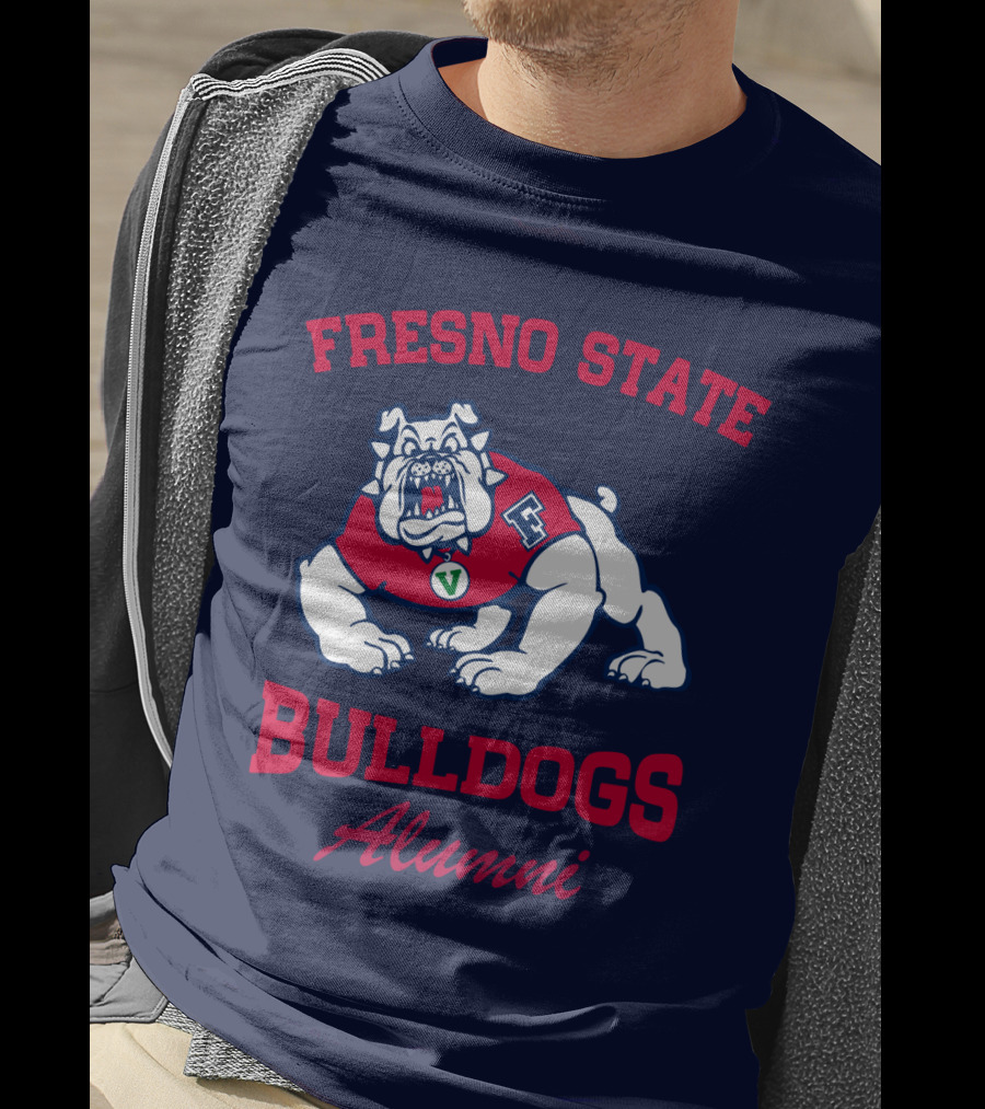 Fresno State Bulldogs Alumni Bulldog Mascot T-Shirt