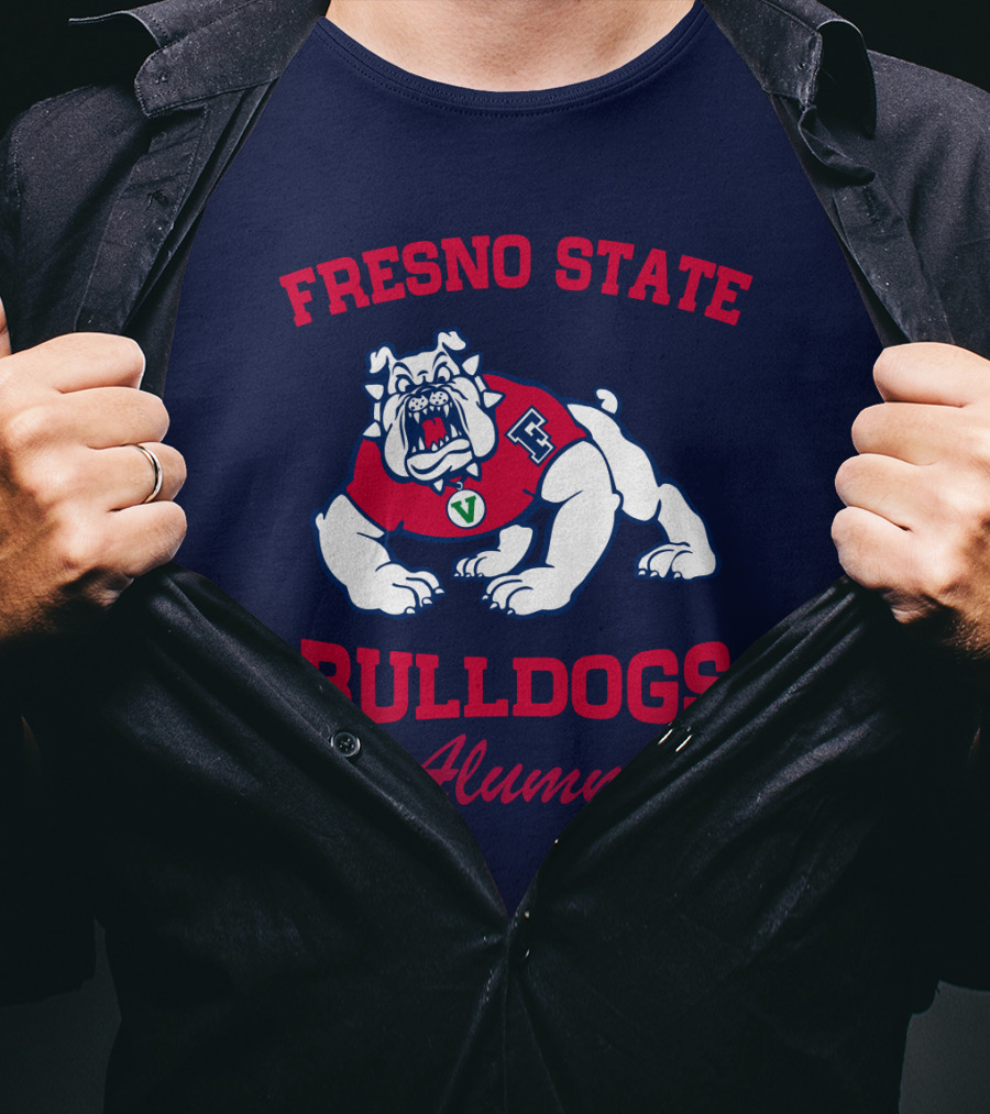 Fresno State Bulldogs Alumni Bulldog Mascot T-Shirt