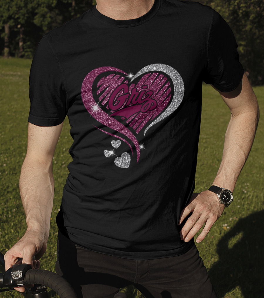 Griz Sparkling Heart T-Shirt