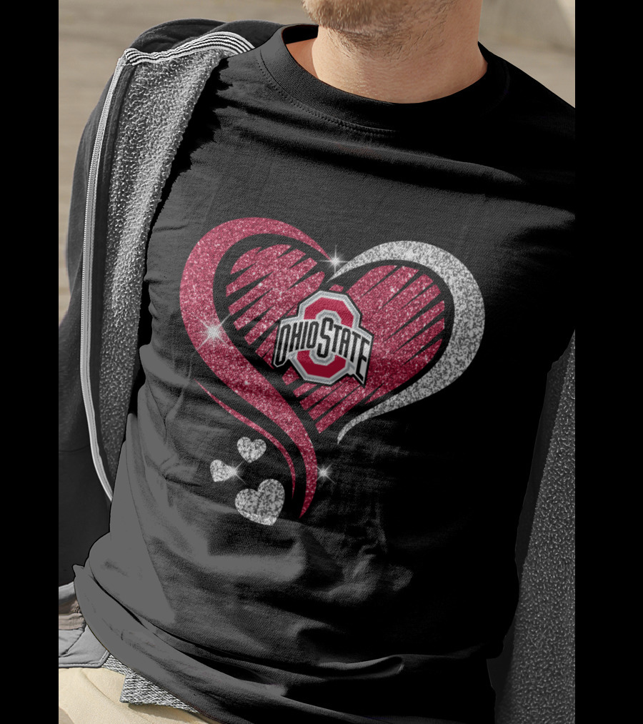 Ohio State Sparkling Heart T-Shirt