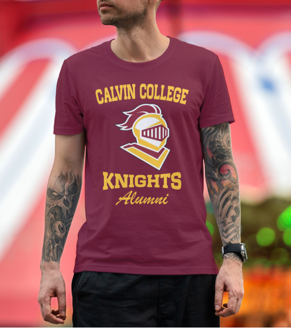 Premium T-Shirt: Calvin College Knights Alumni T-Shirt Calvin College Knights Alumni T-Shirt