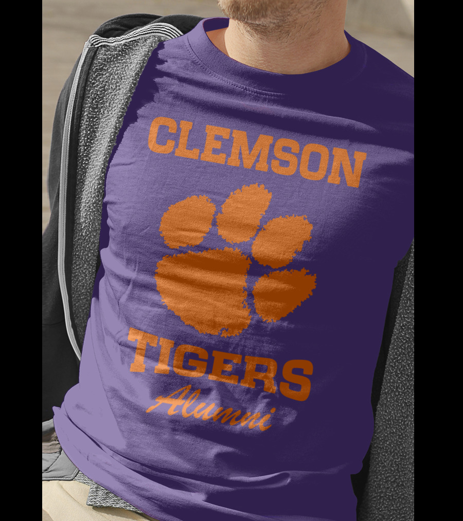 Clemson Tigers Alumni Paw Prints T-Shirt