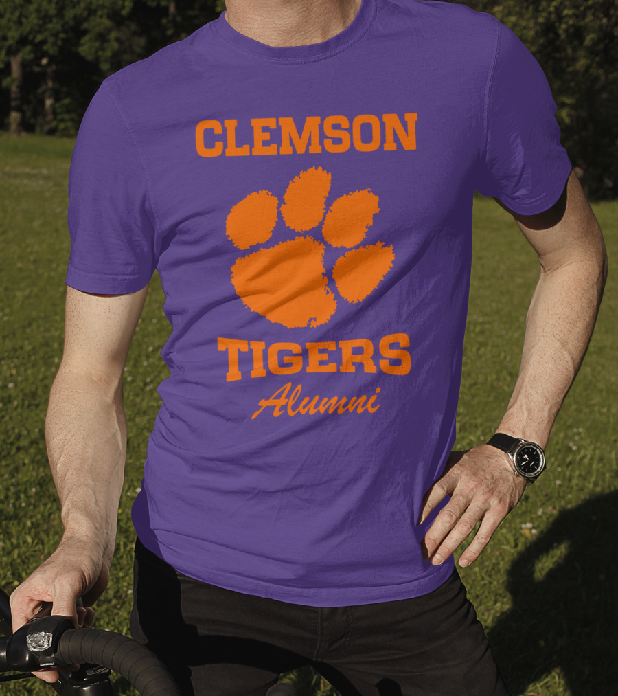Clemson Tigers Alumni Paw Prints T-Shirt