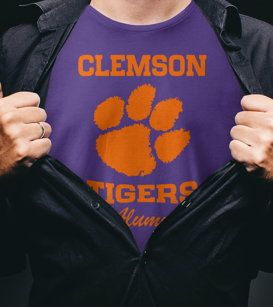 Clemson Tigers Alumni Paw Prints T-Shirt