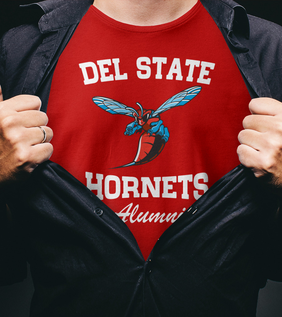 Del State Hornets Alumni T-Shirt