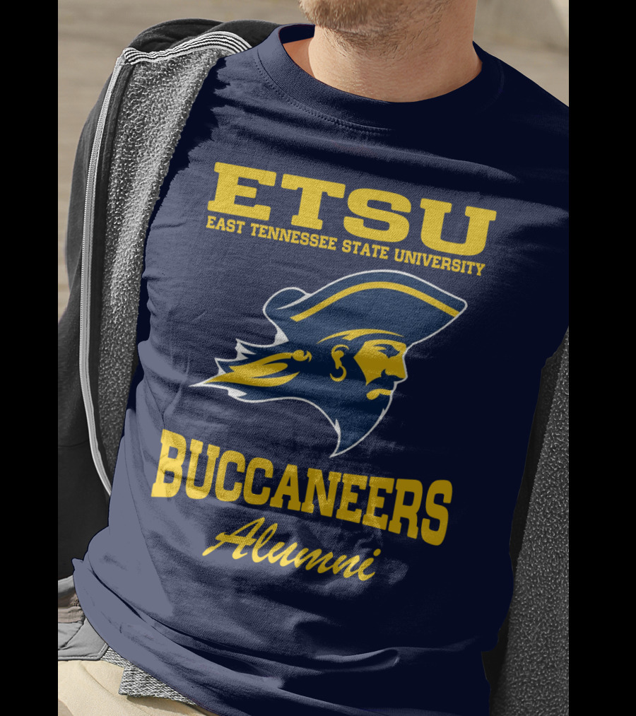 ETSU East Tennessee State University Buccaneers Alumni T-Shirt