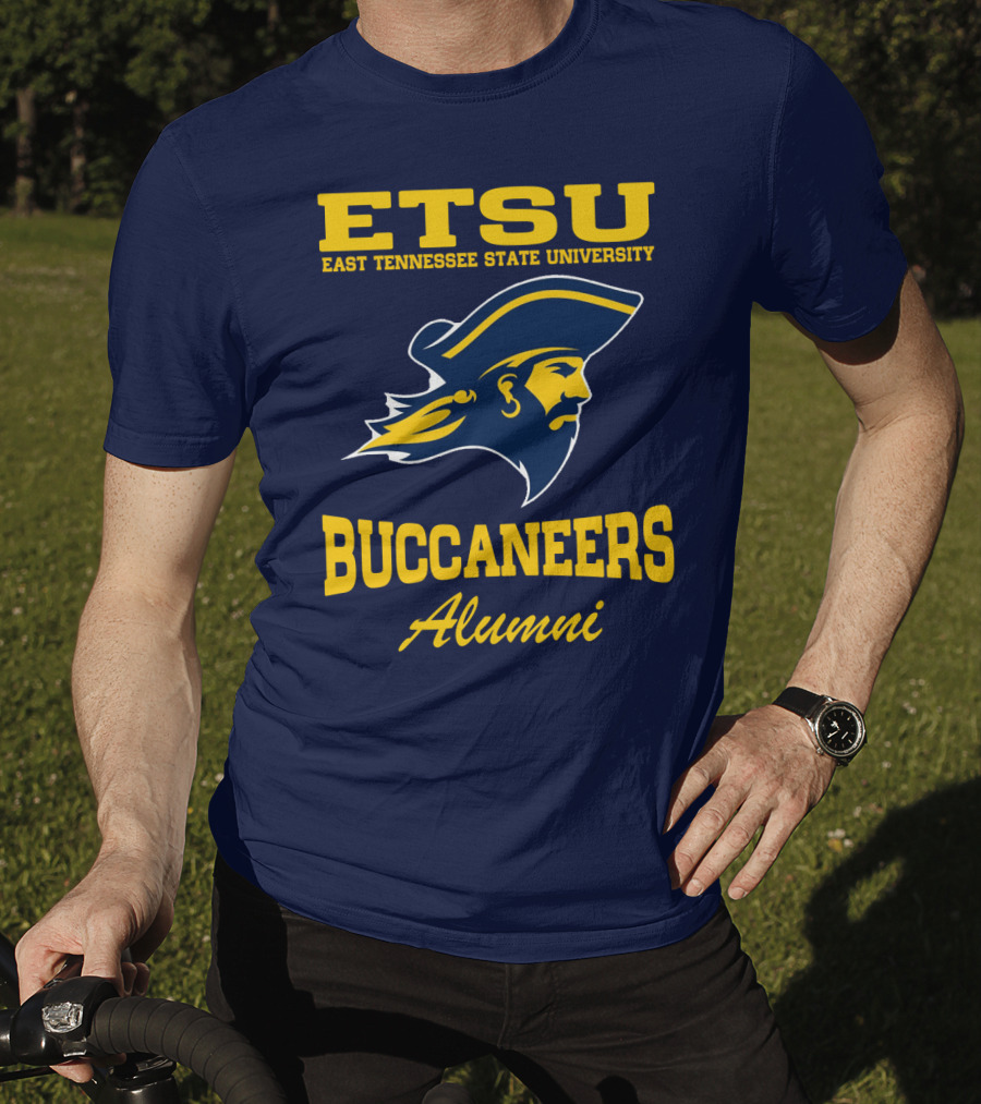 ETSU East Tennessee State University Buccaneers Alumni T-Shirt