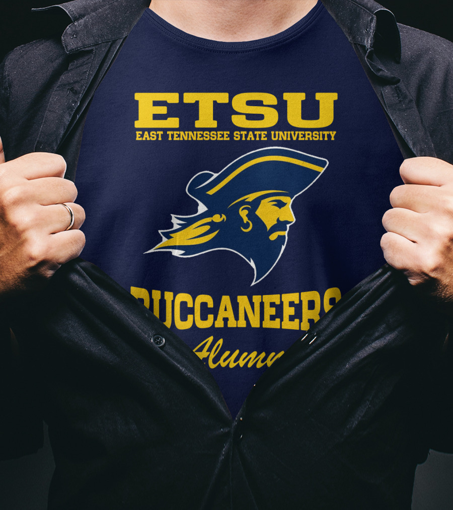 ETSU East Tennessee State University Buccaneers Alumni T-Shirt