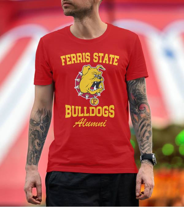 Premium T-Shirt: FERRIS STATE BULLDOGS ALUMNI T-Shirt FERRIS STATE BULLDOGS ALUMNI T-Shirt