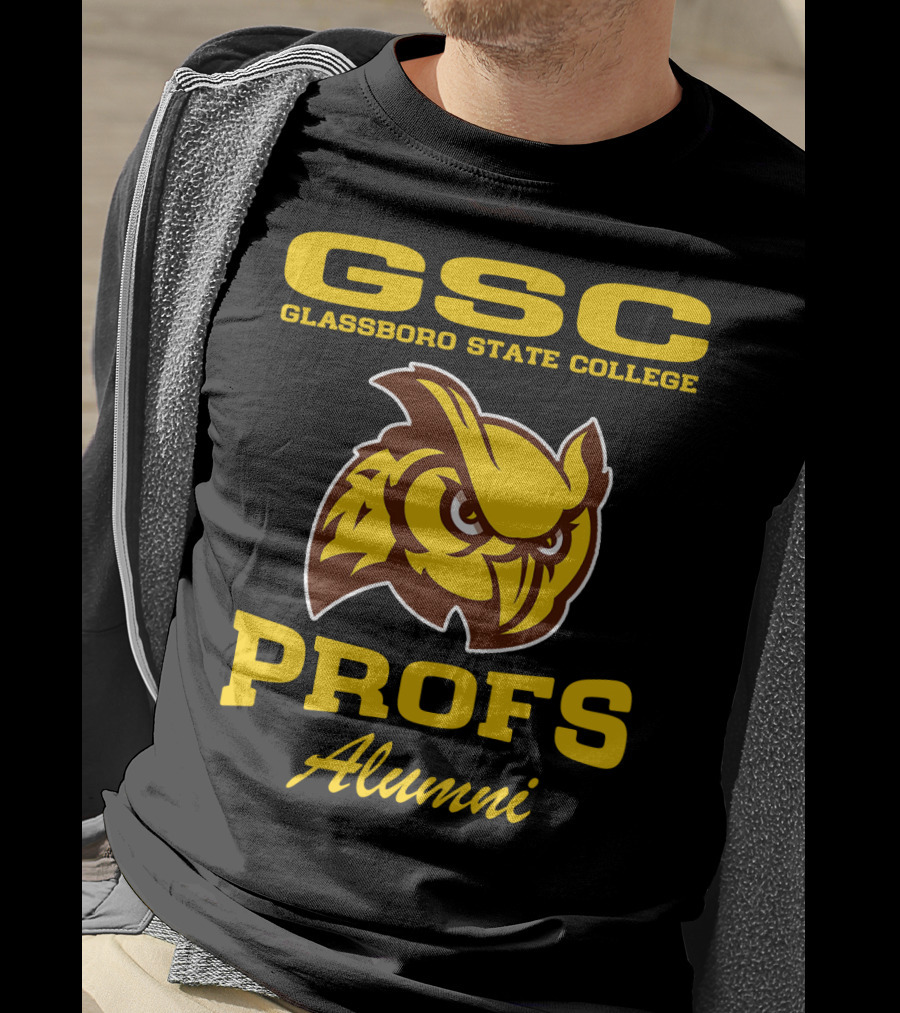 GSC Glassboro State College Profs Alumni Owl T-Shirt