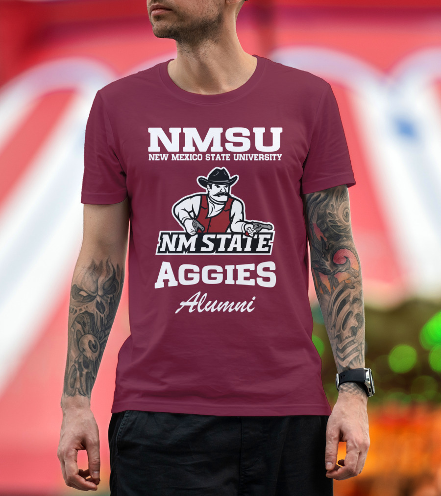 NMSU New Mexico State University NM State Aggies Alumni T-Shirt