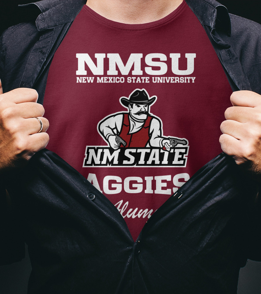 NMSU New Mexico State University NM State Aggies Alumni T-Shirt