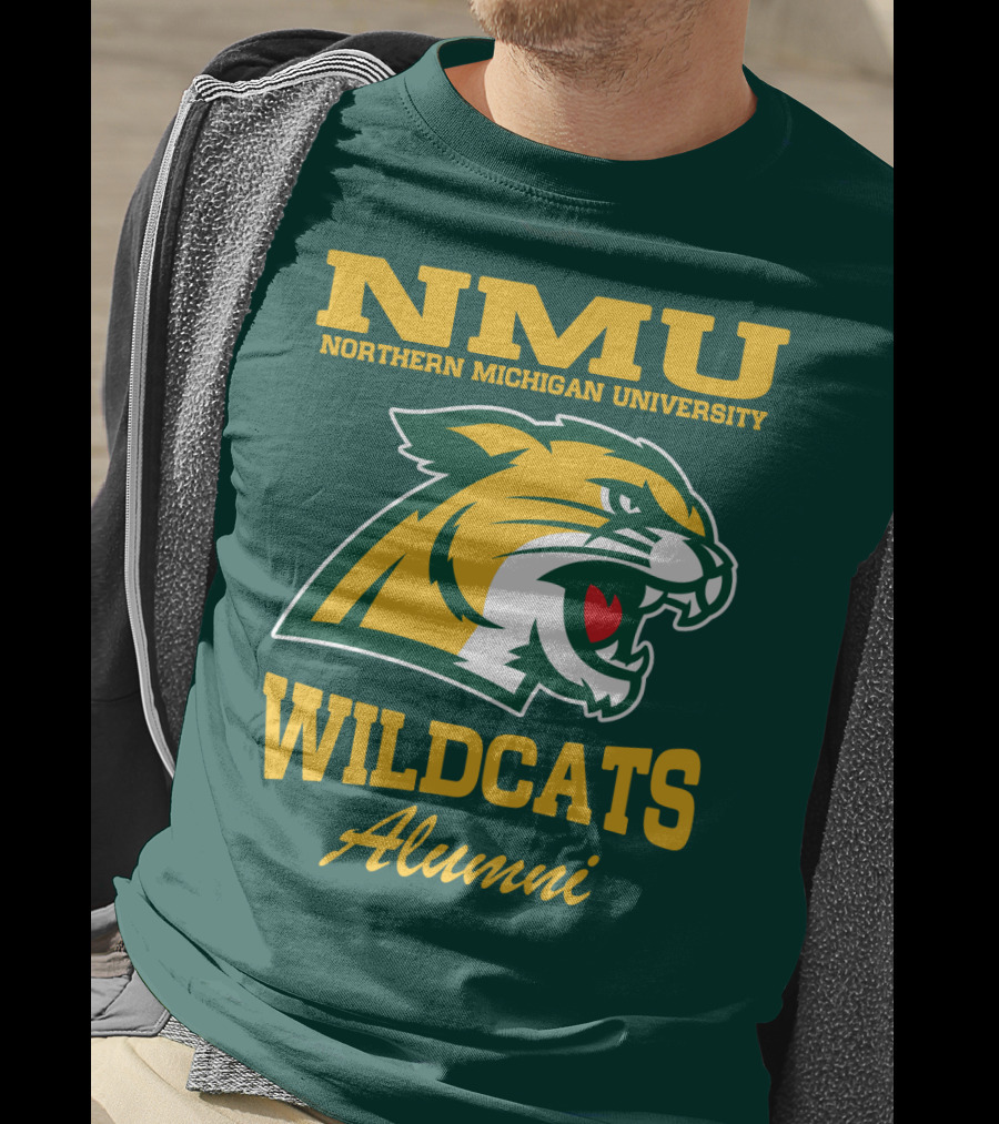 NMU Northern Michigan University Wildcats Alumni T-Shirt