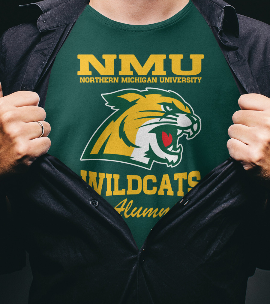 NMU Northern Michigan University Wildcats Alumni T-Shirt