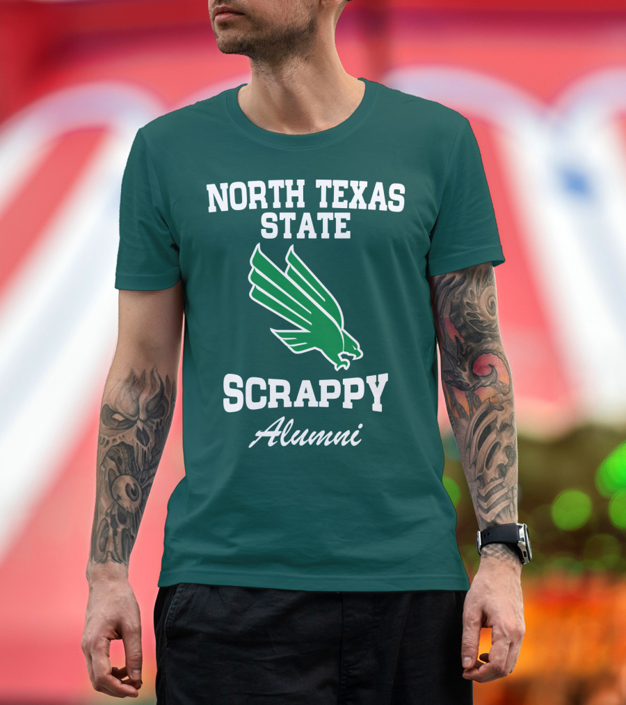 North Texas State Scrappy Alumni T-Shirt