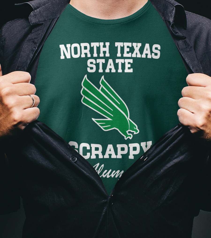 North Texas State Scrappy Alumni T-Shirt