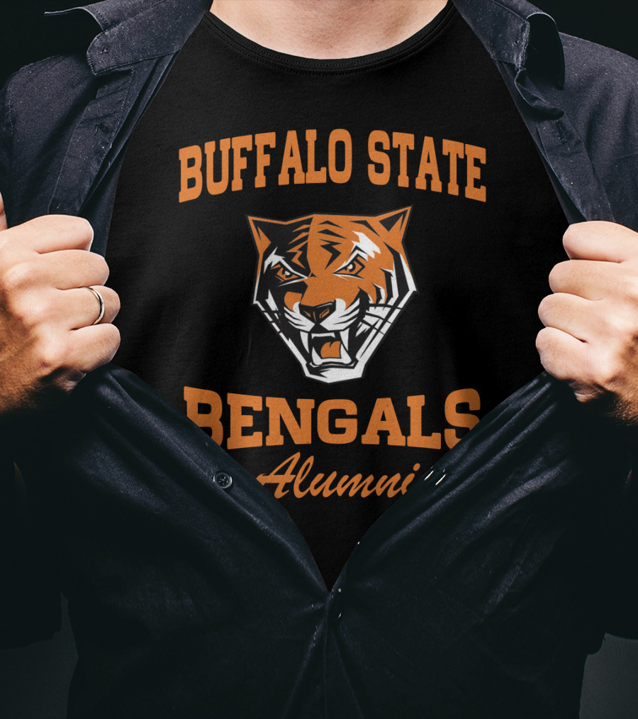 Buffalo State Bengals Alumni Tiger Mascot T-Shirt