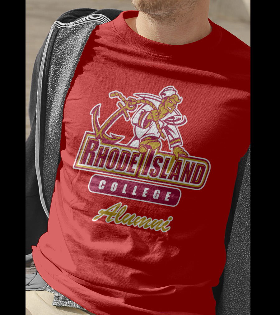 Rhode Island College Alumni Anchor Sailor T-Shirt