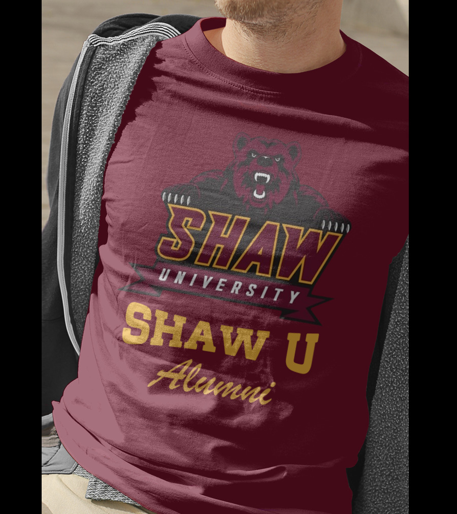 Shaw University Bear Shaw U Alumni T-Shirt