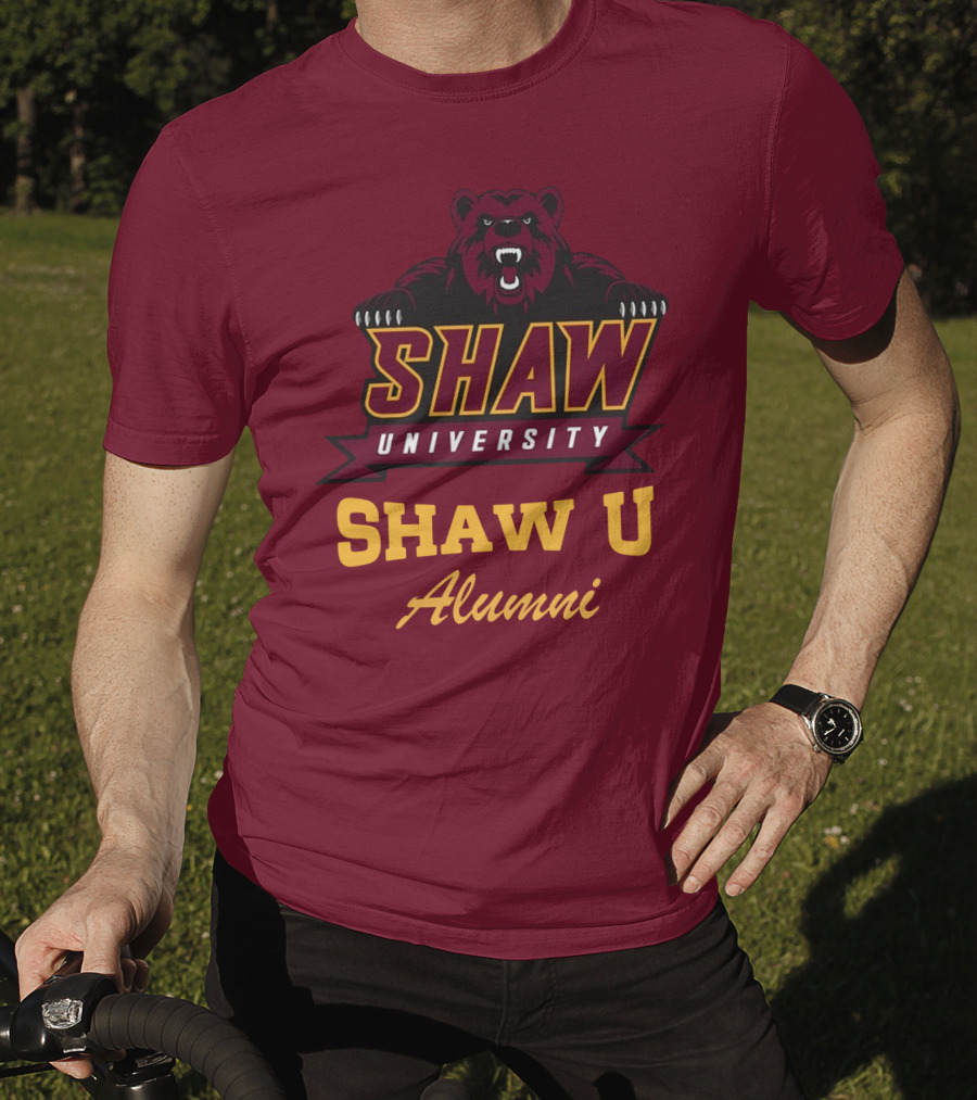 Shaw University Bear Shaw U Alumni T-Shirt