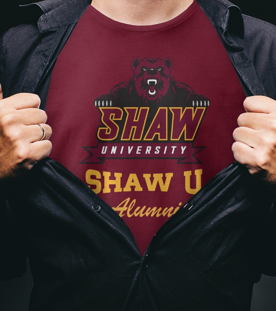 Shaw University Bear Shaw U Alumni T-Shirt