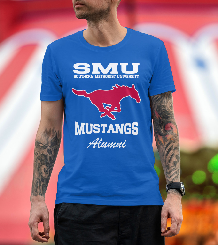 SMU Southern Methodist University Mustangs Alumni T-Shirt
