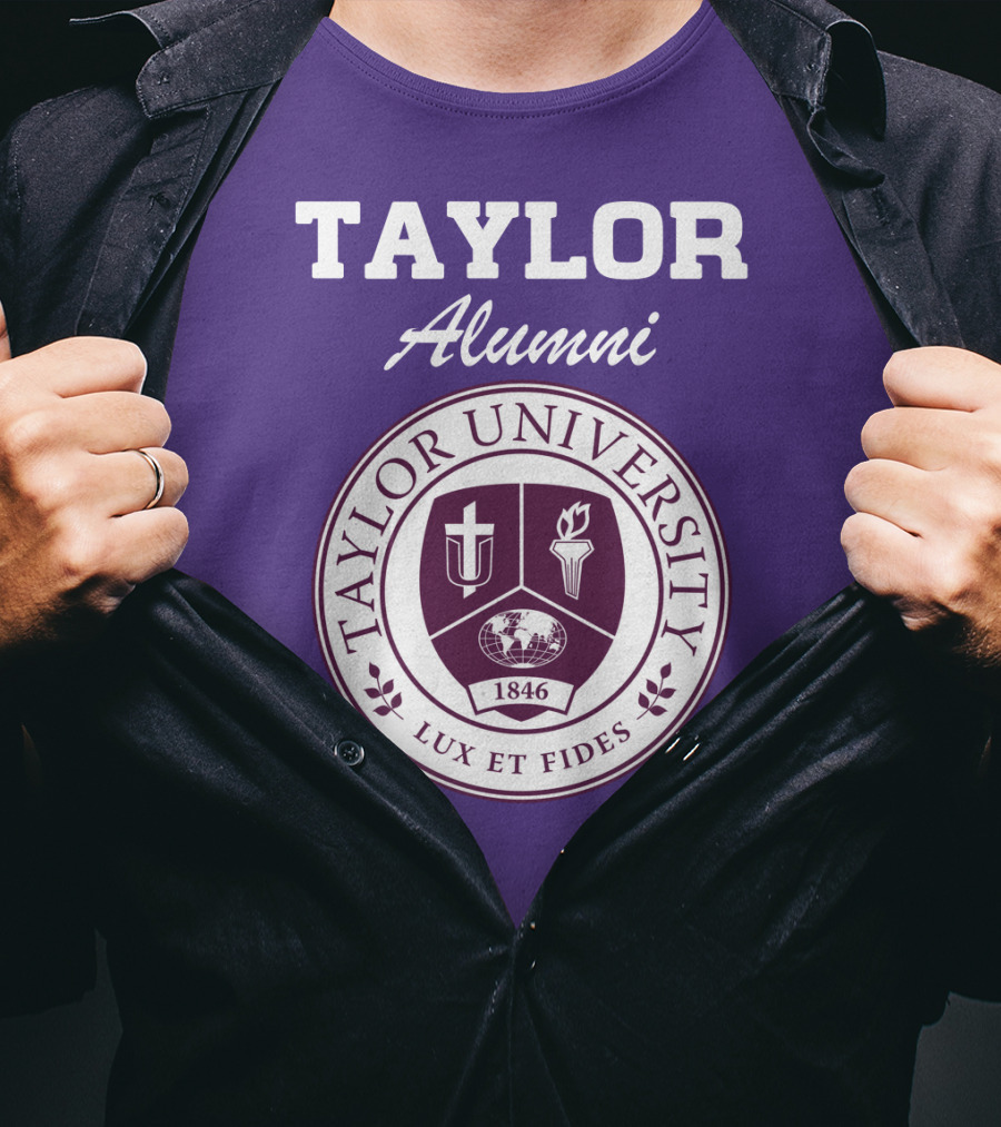Taylor University Alumni Lux Et Fides 1846 T-Shirt
