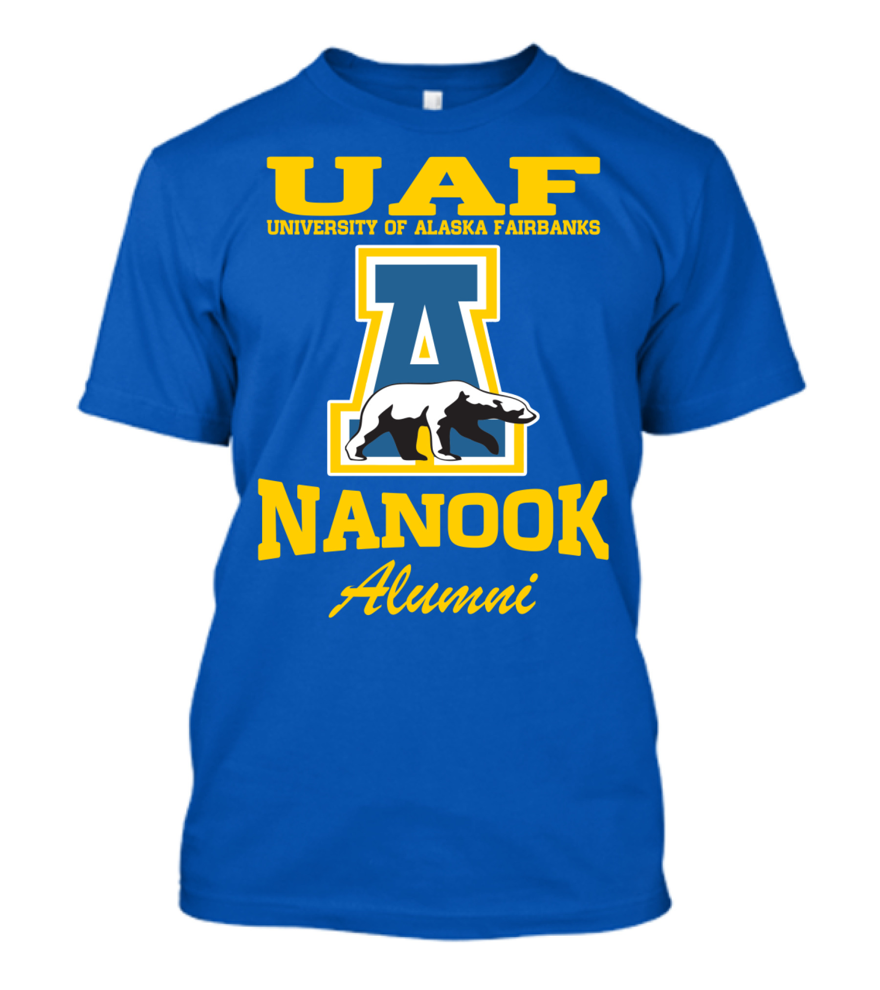 UAF University Of Alaska Fairbanks Nanook Alumni T-Shirt