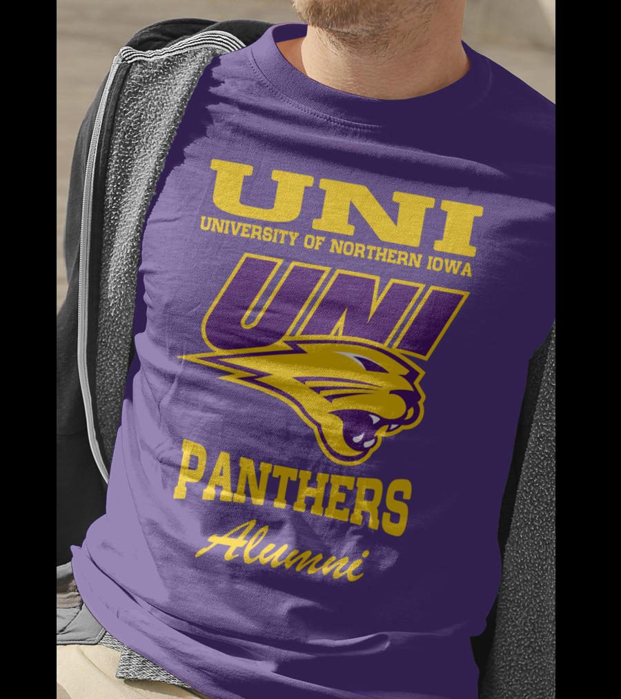 UNI University Of Northern Iowa Panthers Alumni T-Shirt