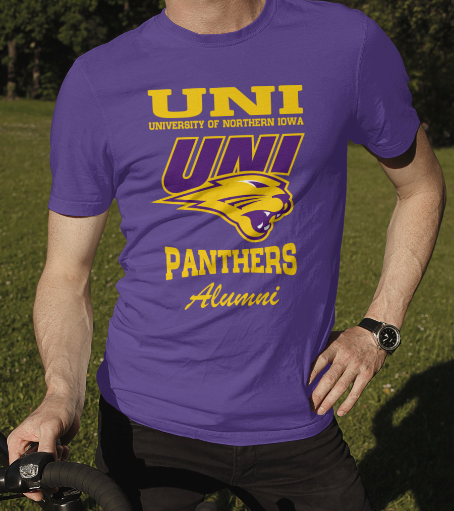 UNI University Of Northern Iowa Panthers Alumni T-Shirt