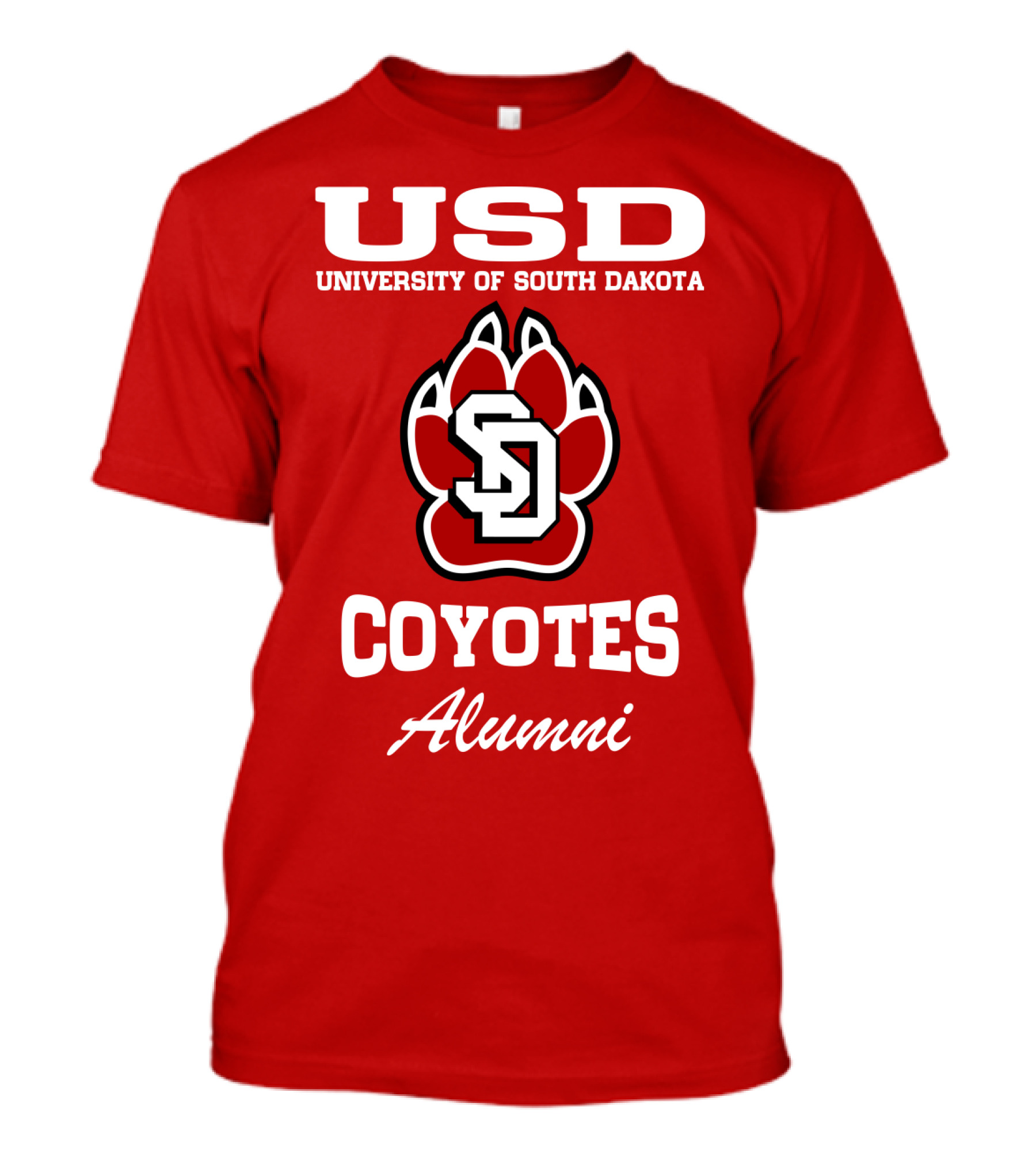 USD University Of South Dakota Coyotes Alumni T-Shirt