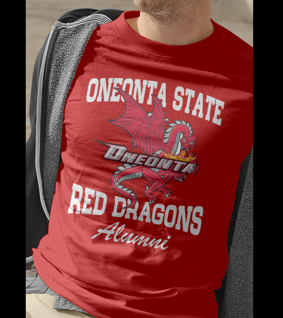 Oneonta State Red Dragons Alumni T-Shirt