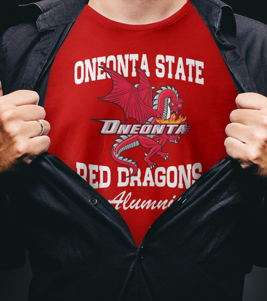 Oneonta State Red Dragons Alumni T-Shirt