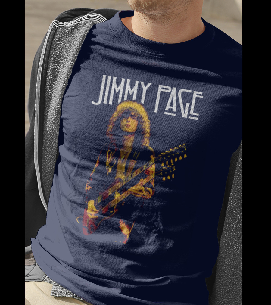 Jimmy Page Iconic Guitarist T-Shirt