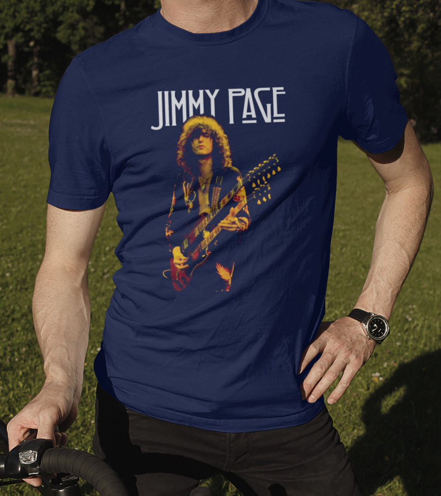 Jimmy Page Iconic Guitarist T-Shirt