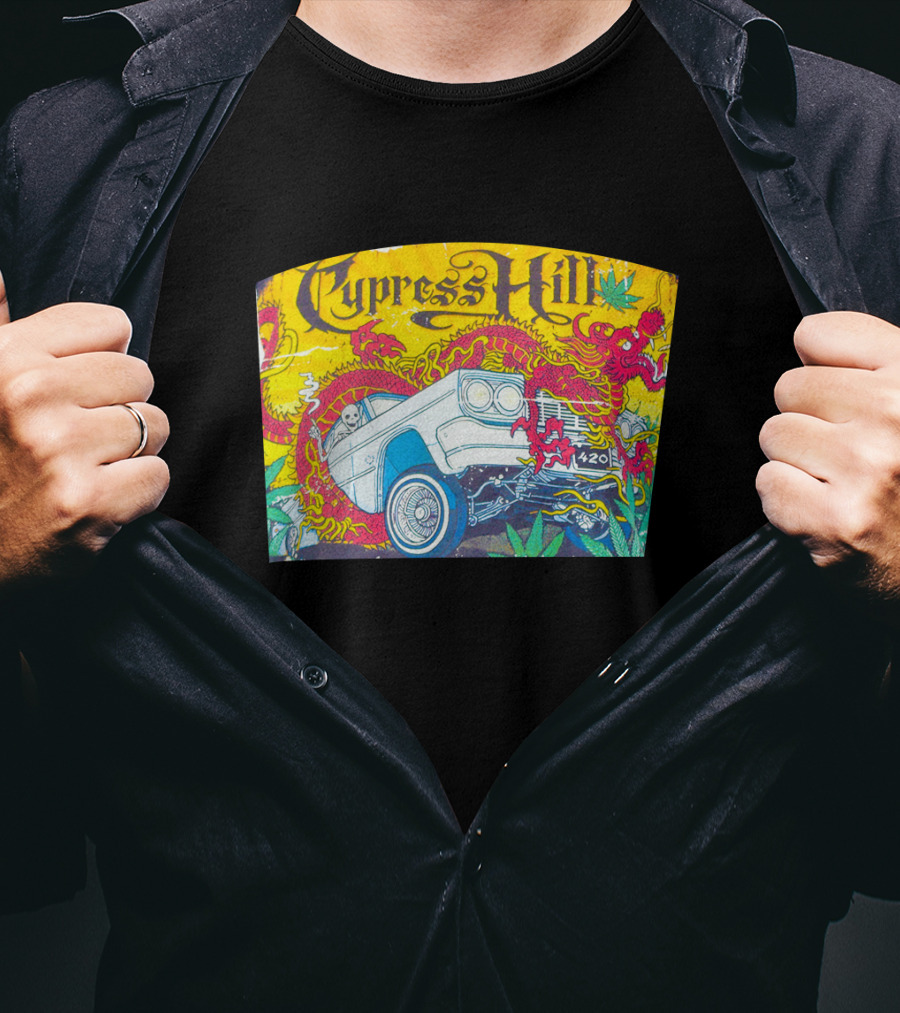 Cypress Hill Lowrider 420 Dragon Hill5 T-Shirt