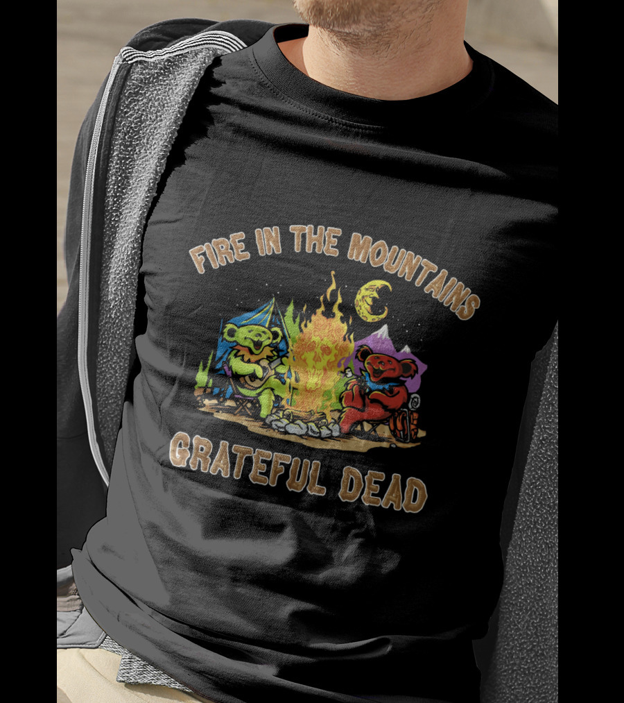 Fire In The Mountains Grateful Dead T-Shirt